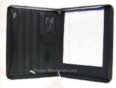 29-1/2cmx41cmx3cm Black Legal Size Zippered Writing Case