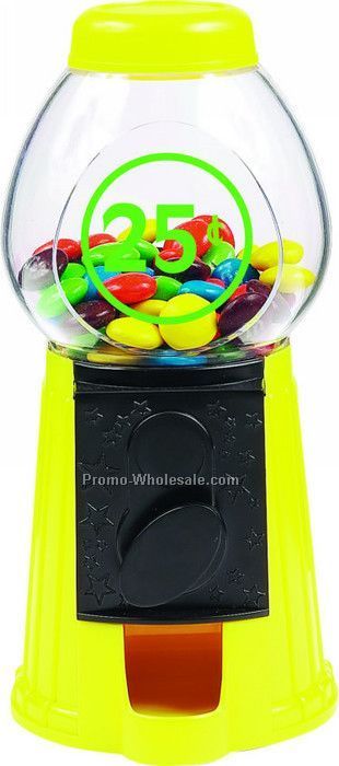 3-1/2"x3-1/2"x6" Purple Gumball- Candy Dispenser Machine