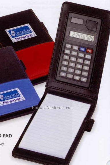 Calculator memo pad