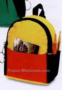 3-3/4"x5-1/4"x1-1/4" Backpack Style Coin Pouch