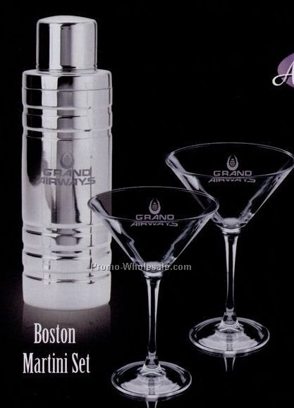 3 Piece Martini Set - Boston
