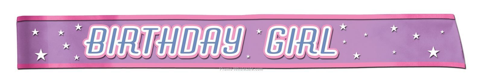 33"x4" Birthday Girl Sash