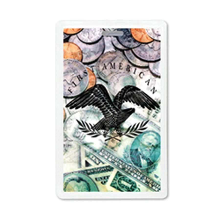 3d Lenticular Acrylic Magnet Picture Frames - Stock / Money With Eagle