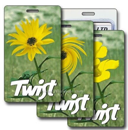 3d Lenticular Luggage Tag - Full Custom Designed