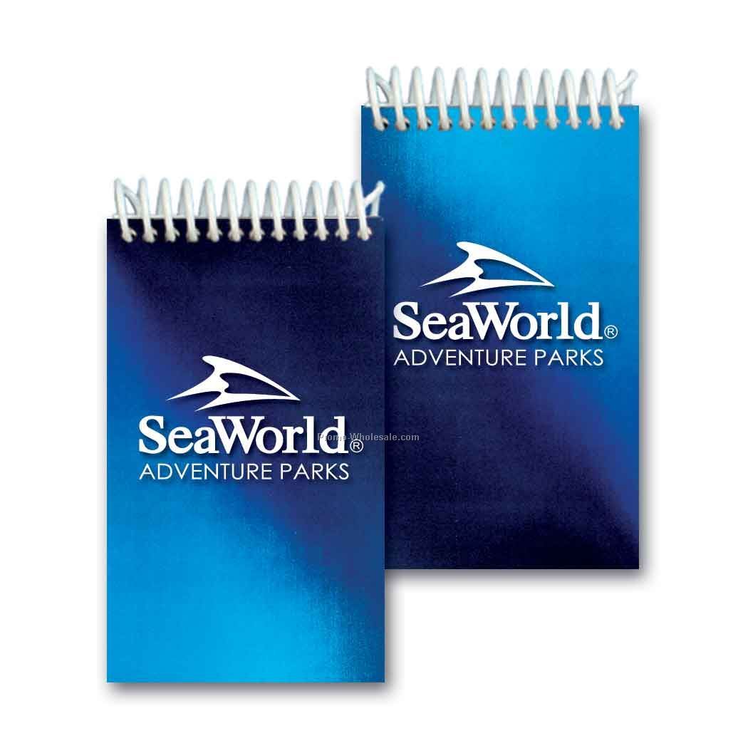 3d Lenticular Mini Notebook; Stock; Changing Colors; Imprinted