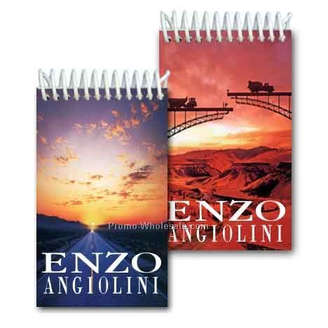 3d Lenticular Mini Notebook; Stock; Sunset On A Highway; Imprinted