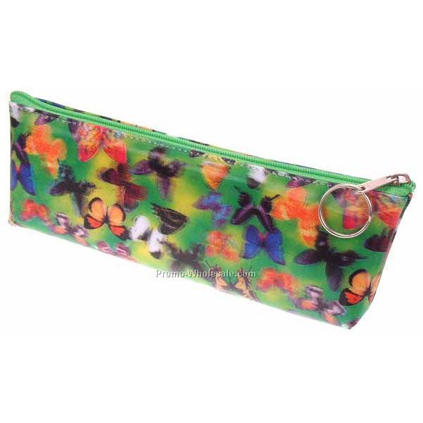 3d Lenticular Pencil Case - Sobre - Stock / Butterflies