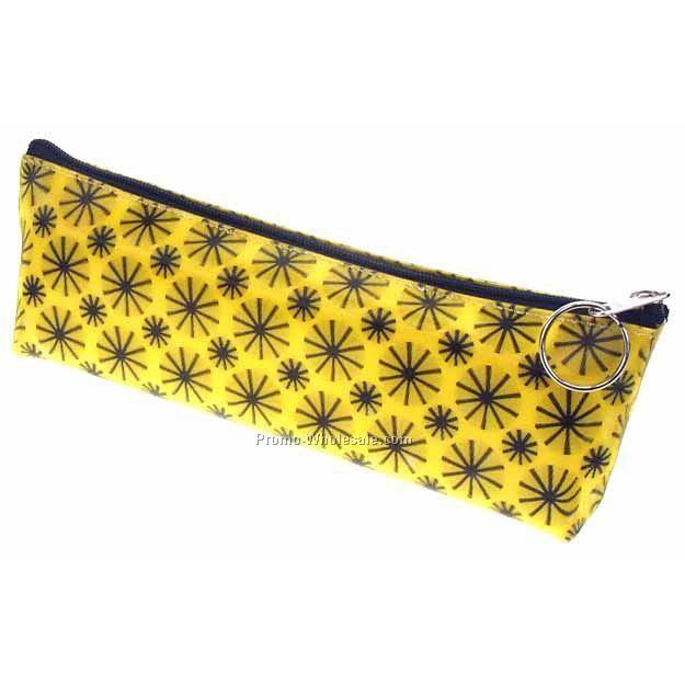 3d Lenticular Pencil Case - Sobre - Stock / Yellow With Black Stars
