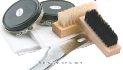 4-1/2"x3-1/4"x2-1/8" 7-piece Shoe Shine Kit