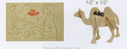 4-5/8"x3"x1/8" Camel Mini-logo Puzzle