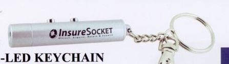 5-1/2"x1/2" Laser Pointer W/ Keychain