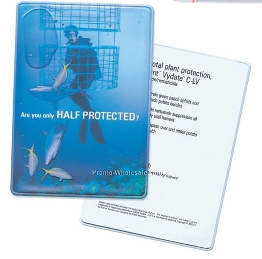 5-3/4"x4" Liquid Filled Promotion Card (4 Color Process)