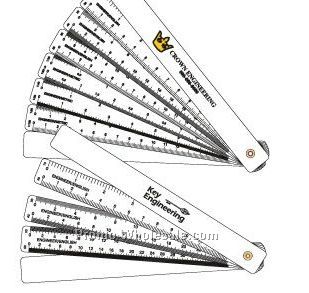 5 Blade Fan Scale Ruler