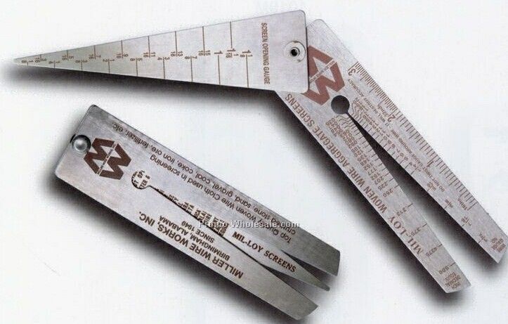 5"x1-3/8" Stainless Steel Screen Gauge (2 Side)