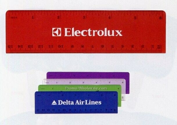 6" Plastic Ruler - Standard Delivery