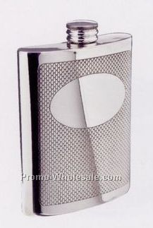 6 Oz. Embossed Flask