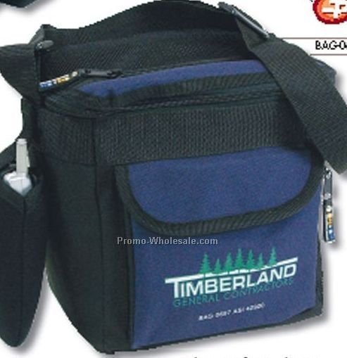 6 Pack Cooler Bag With Cell Phone Holder