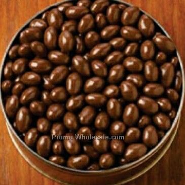 66 Oz. Chocolate Covered Almonds Designer Gift Tin