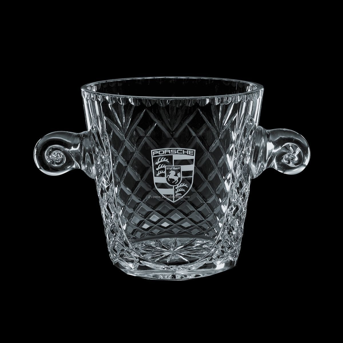 7-1/2" Medallion Crystal Wine Cooler