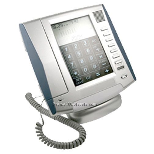 7-1/2"x7-12"x2-1/2" Lcd Touch Tone Phone/ Calculator