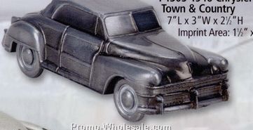 7"x3"x2-1/2" Antique 1946 Chrysler Town & Country Automobile Bank