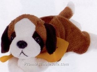 8" Laying St. Bernard Beanie Animal