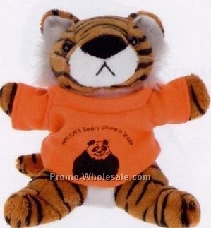 8" Laying Tiger Beanie Animal