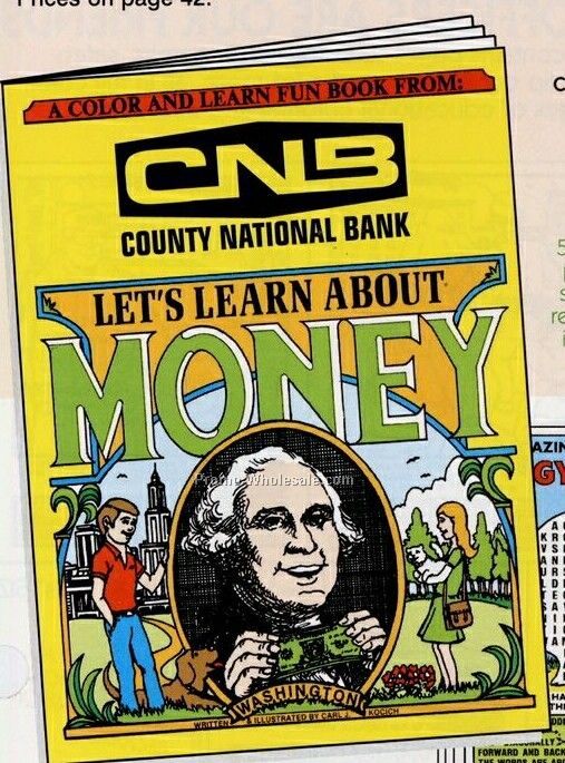 8"x10-5/8" 16 Page Coloring & Fun Books (Lets Learn About Money)