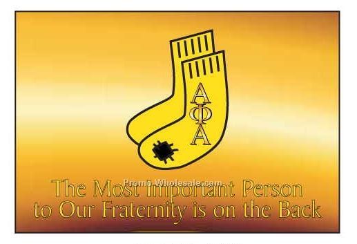 Alpha Phi Alpha Fraternity Socks Photo Hand Mirror (3-1/8"x2-1/8")