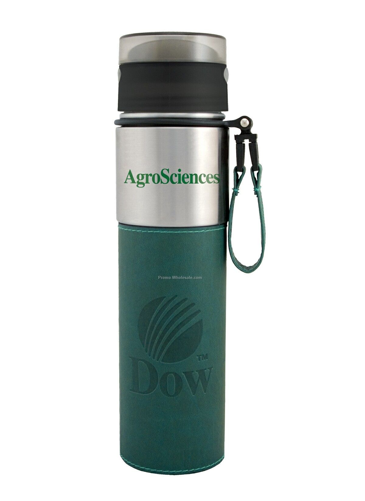 Alta Stainless Water Bottle W/ Flip Lid - Imprint On Bottle & Deboss Sleeve