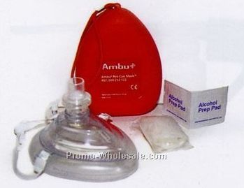 Ambu Cpr Mask With 02 Inlet