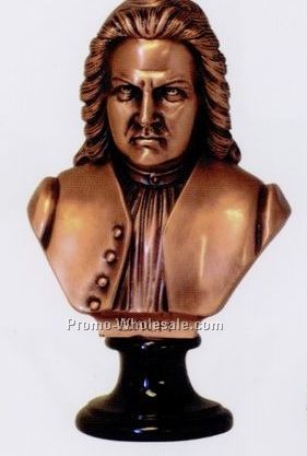 Bach Bust(S) Figurine(Copper Finish)