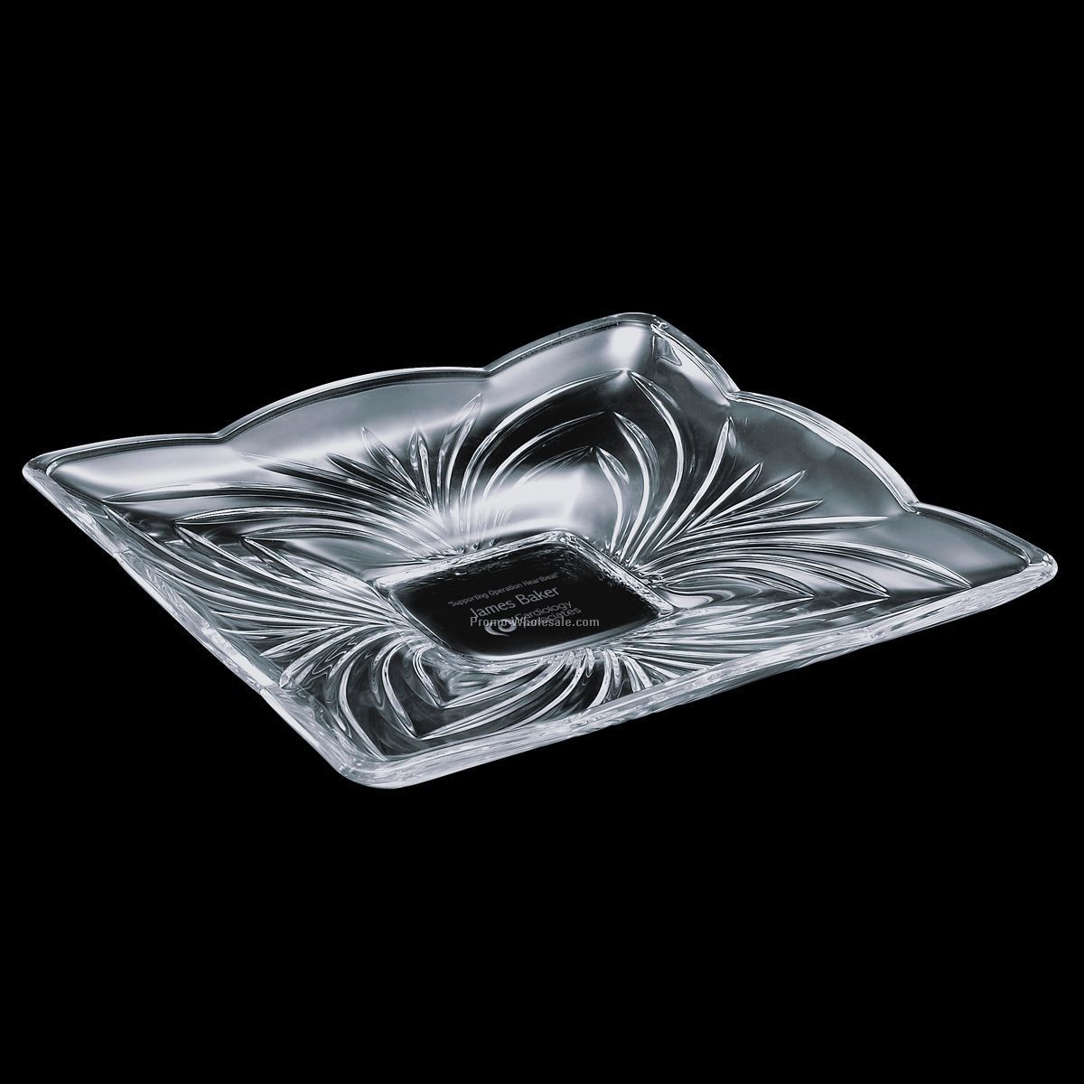 Bellshire Crystal Platter - 6-1/2"