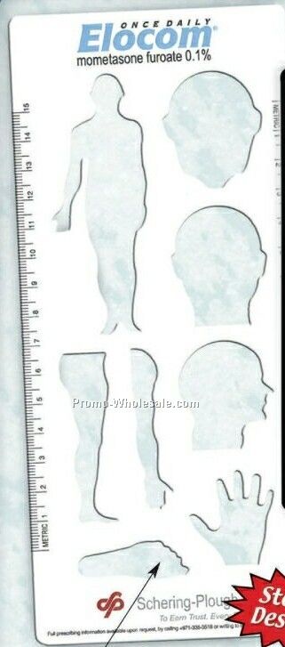 Body Parts Tracing Template
