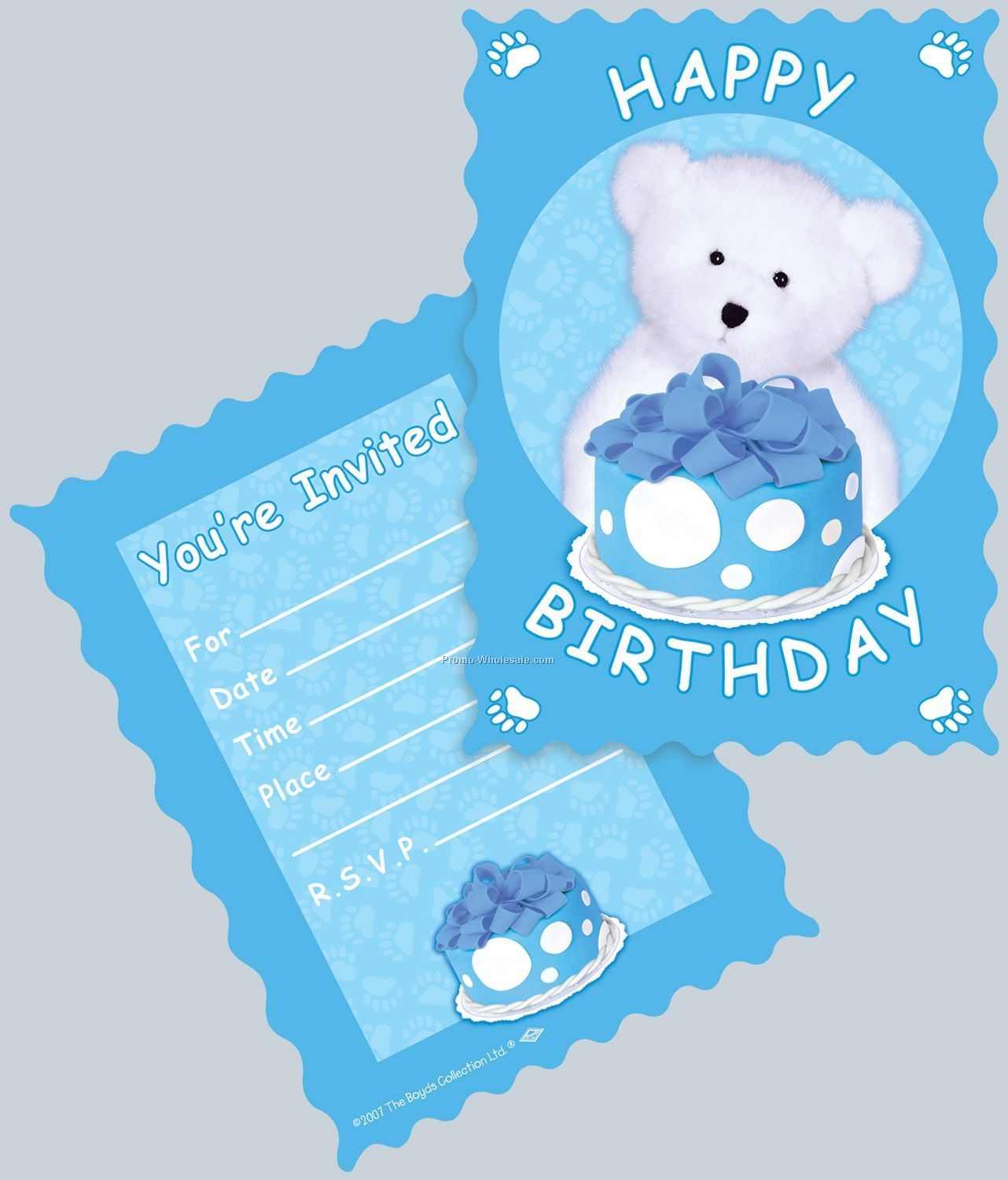 Boyds Bears Birthday Invitations