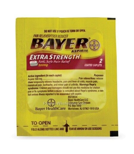 Branded Otc Products - Analgesics (Bayer Extra Strength Individual Packet)