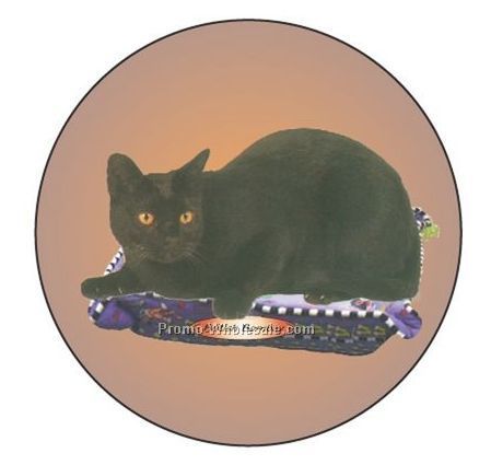 British Bombay Cat Badge W/ Metal Pin (2-1/2")