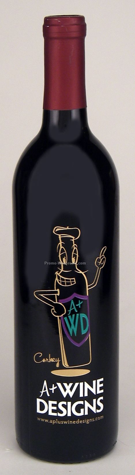 Cabernet Sauvignon, California, 750 Ml, 1 Deep Hand-etch, 4 Paint Fills