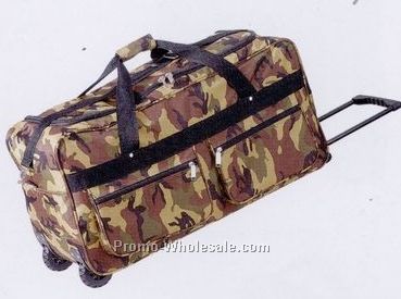 Camouflage Collections D Rolling 30" Camo Duffel