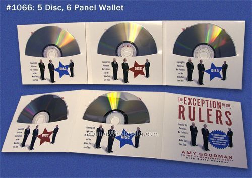 Cd-dvd 6 Panel, 5 Disc Wallet