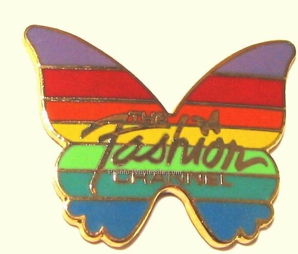 Cloisonne Hard Enamel Pin (1-1/4")