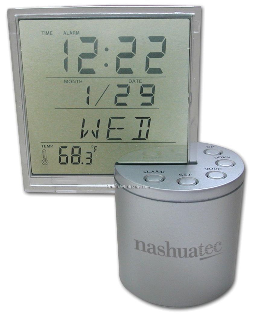 Column See Through Alarm Clock