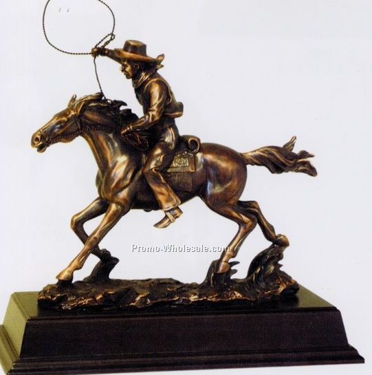 Cowboy Figurine(B) Antique Bronze