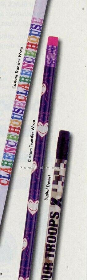 Custom Transfer Wrap Pencil (7" Imprint)