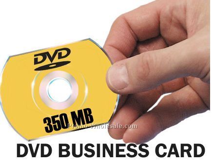 DVD Business Card With 4 Color Process Imprint (350 Mb)