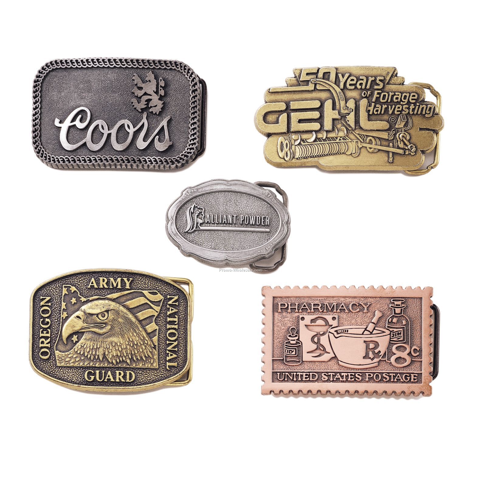 Die Cast Belt Buckles 3 1/2" X 2 1/2"