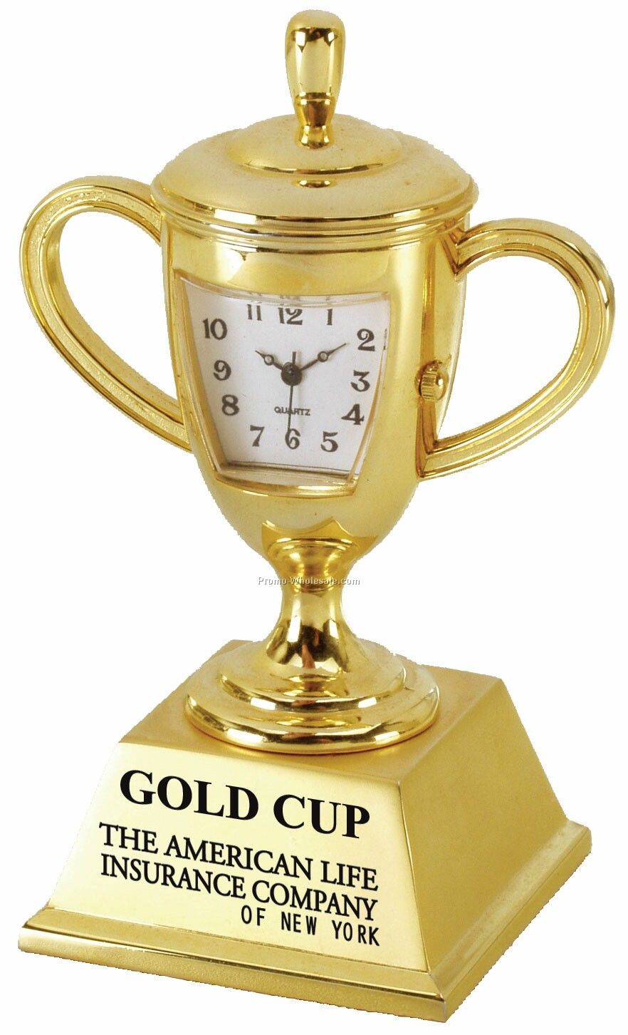 Die Cast Trophy Cup Clock