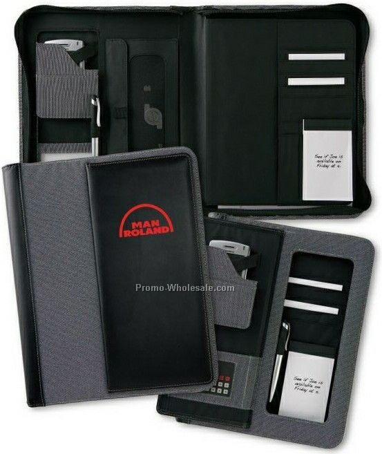 Efusion Easy Access Zippered Padfolio