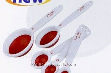 Flexible Measuring Spoons (Red)
