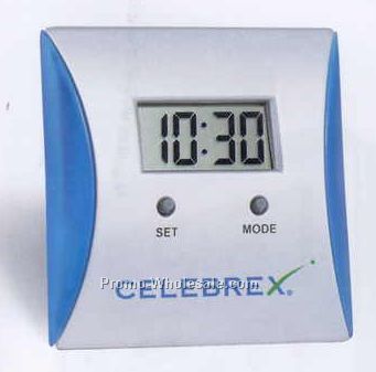 Folding Travel Alarm Clock (Screened)